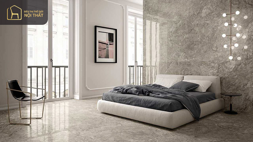 Gạch lát nền đẹp 80x80 giá tốt - Kiến tạo ngôi nhà bền đẹp 3 Cách chọn gạch lát nền cho phòng ngủ