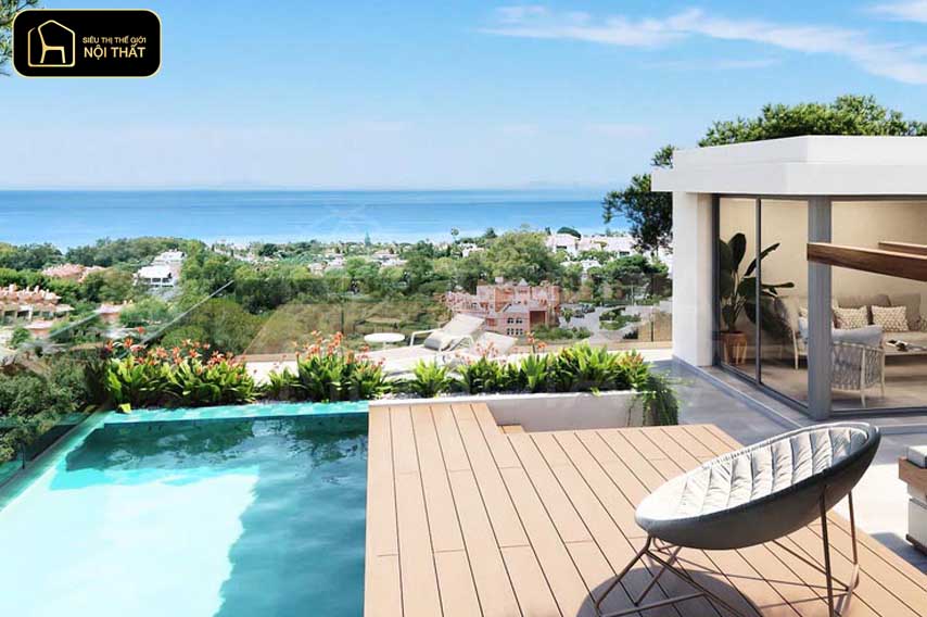 vườn trên sân thượng nhỏ