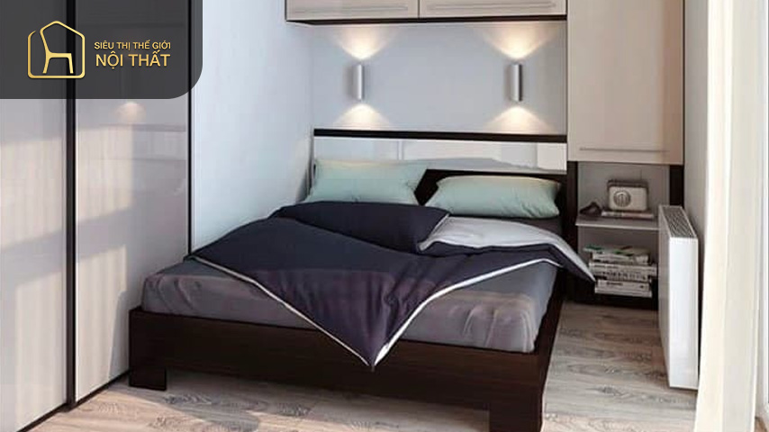 Bố trí phòng ngủ nhỏ 9m2 theo phong cách tối giản, gia chủ sử dụng ít đồ nội thất hơn mang đến cảm giác thư thái tuyệt đối cho chủ nhân căn phòng ngủ Bố trí phòng ngủ nhỏ 9m2 theo phong cách tối giản, gia chủ sử dụng ít đồ nội thất hơn mang đến cảm giác thư thái tuyệt đối cho chủ nhân căn phòng ngủ