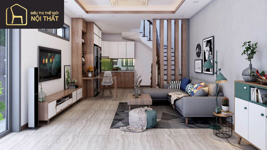 Phòng khách diện tích 12m2 Phòng khách diện tích 12m2