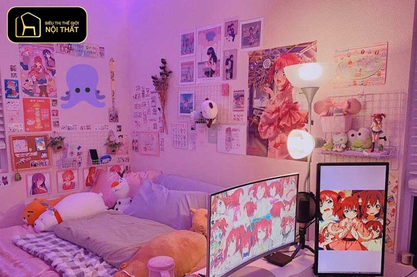 phòng ngủ anime