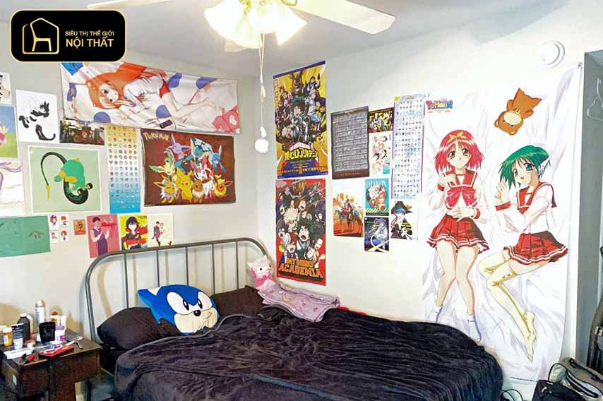 phòng ngủ anime