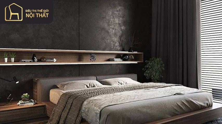 Thiết kế phòng ngủ dành cho nam phong cách sang trọng