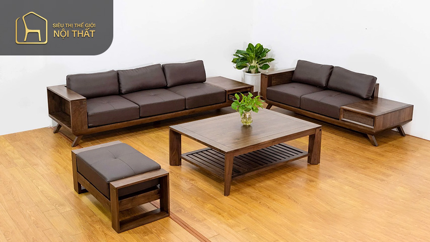 Trang trí cho phòng khách bằng bàn ghế gỗ với những chiếc ghế sofa làm tăng tính thẩm mỹ và tính nghệ thuật cho không gian Trang trí cho phòng khách bằng bàn ghế gỗ với những chiếc ghế sofa làm tăng tính thẩm mỹ và tính nghệ thuật cho không gian