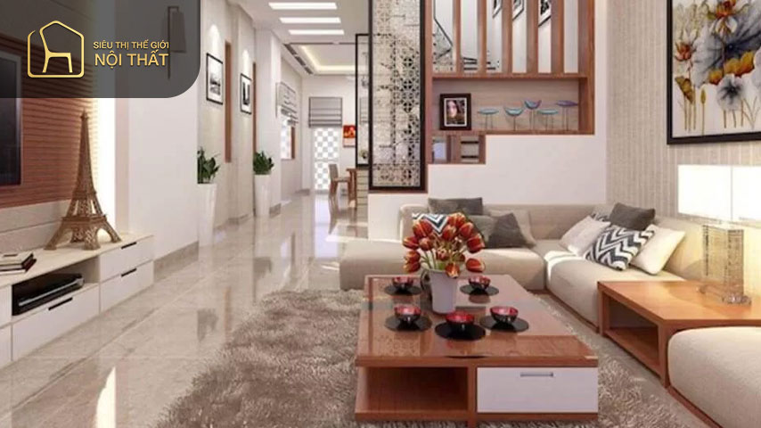 Thiết kế phòng khách hiện đại với gỗ óc chó là xu hướng nội thất được nhiều gia đình Việt ưa chuộng Thiết kế phòng khách hiện đại với gỗ óc chó là xu hướng nội thất được nhiều gia đình Việt ưa chuộng