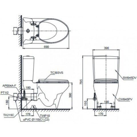 CS945PDW16#W-2