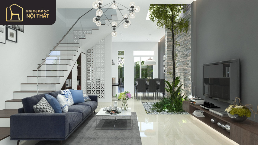 Thiết kế nội thất nhà phố không gian mở đem lại sự thoáng mát, tươi mới Thiết kế nội thất nhà phố không gian mở đem lại sự thoáng mát, tươi mới