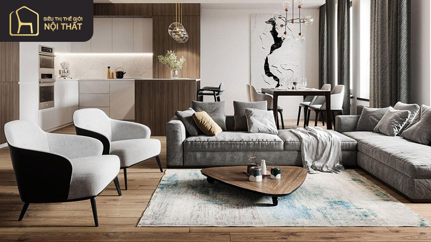 Mẫu thiết kế nội thất giàu sự tương phản Mẫu thiết kế nội thất giàu sự tương phản