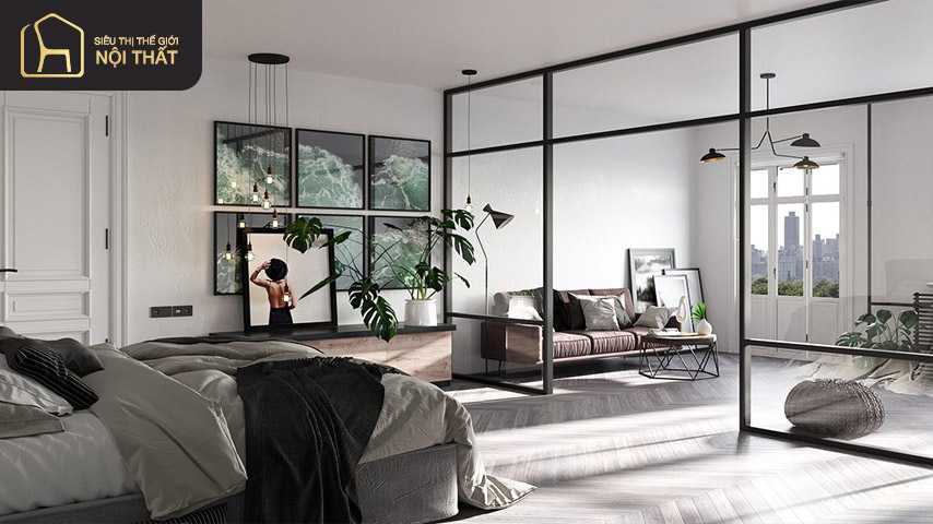 Top những mẫu vách lam phòng khách đẹp 2023 3 Vách lam phòng khách bằng nhôm tạo nên sự liên kết nhất định và vững chắc đi kèm khả năng chống tia UV cao