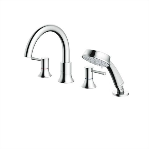 TBS02202BA Vòi xả bồn nóng lạnh kèm sen tắm LN (4 lỗ)