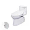 Bàn cầu một khối, nắp đóng êm kèm vòi rửa nước lạnh TCW1211A