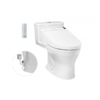 Bàn cầu một khối, kèm nắp rửa điện tử WASHLET dòng C5