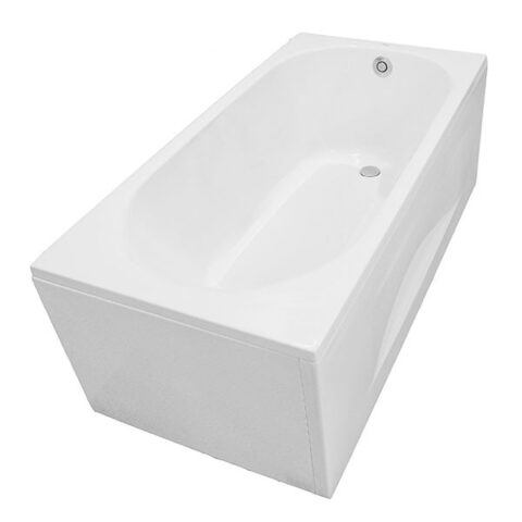 Bồn tắm nhựa không tay vịn, có yếm