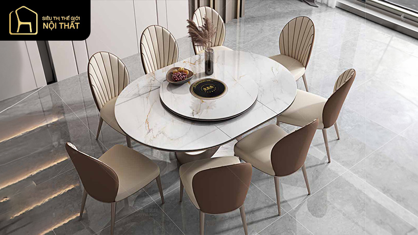 Bàn ăn thông minh có bếp từ mang đến sự tiện lợi Bàn ăn thông minh có bếp từ mang đến sự tiện lợi