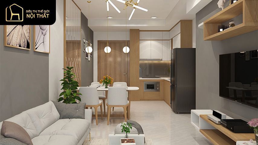 thiết kế nội thất chung cư 45m2 thiết kế nội thất chung cư 45m2