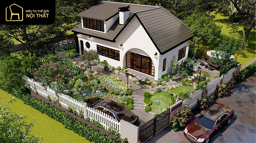 nhà vườn đẹp ở nông thôn nhà vườn đẹp ở nông thôn
