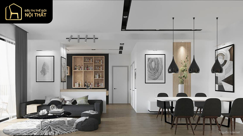 Thiết kế nội thất chung cư 60m2 Thiết kế nội thất chung cư 60m2