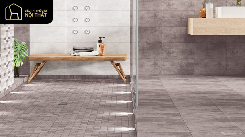 Tổng hợp những mẫu gạch lát nhà tắm chống trơn hot nhất năm 2023 8 Gạch chống trơn trượt Anti-Slip Prime là dòng gạch cao cấp siêu chống trượt mới ra mắt của Prime