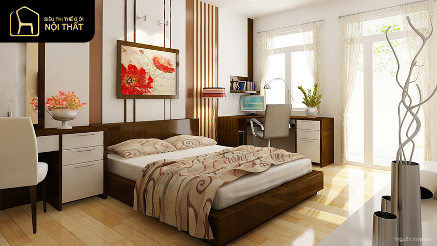Trang trí phòng ngủ hai vợ chồng đẹp cần chú ý đến phong thuỷ phòng ngủ Trang trí phòng ngủ hai vợ chồng đẹp cần chú ý đến phong thuỷ phòng ngủ