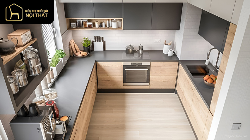 Tổng hợp các mẫu thiết kế nhà bếp nhỏ đẹp 2025 - hiện đại, ấn tượng, bắt mắt 12 Tổng hợp các mẫu thiết kế nhà bếp nhỏ đẹp 2025 - hiện đại, ấn tượng, bắt mắt