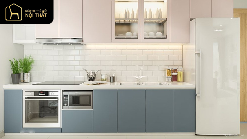 Tổng hợp các mẫu thiết kế nhà bếp nhỏ đẹp 2025 - hiện đại, ấn tượng, bắt mắt 7 Tổng hợp các mẫu thiết kế nhà bếp nhỏ đẹp 2025 - hiện đại, ấn tượng, bắt mắt