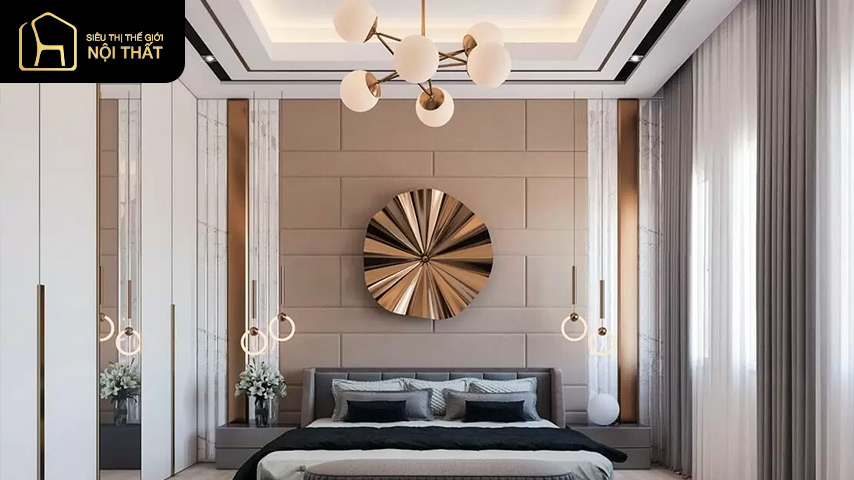 Mẫu trần thạch cao siêu bền ứng dụng cho phòng ngủ hiện đại Mẫu trần thạch cao siêu bền ứng dụng cho phòng ngủ hiện đại