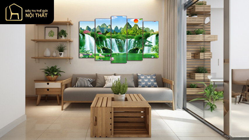 tranh phong thủy phòng khách tranh phong thủy phòng khách