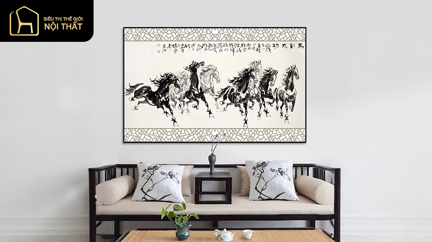 tranh phong thủy phòng khách tranh phong thủy phòng khách