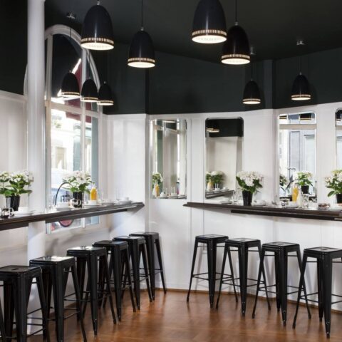 Ghế bar TOLIX H STOOL sơn tĩnh điện - Cái