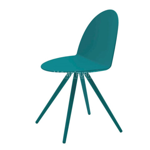 Ghế nhựa Fusion 44-ME chân nhôm, bánh xe