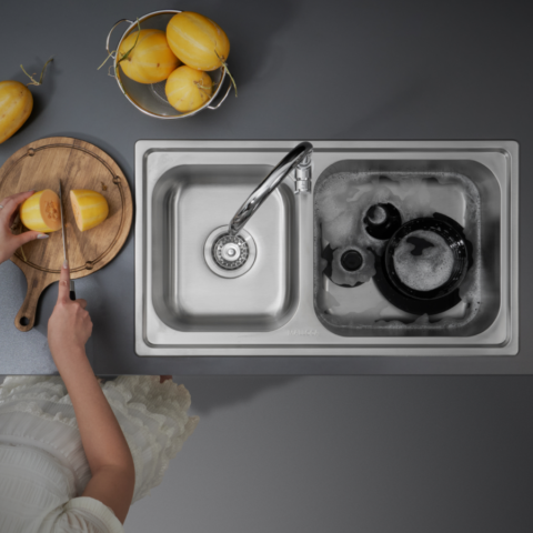 Chậu rửa chén MS 2076E