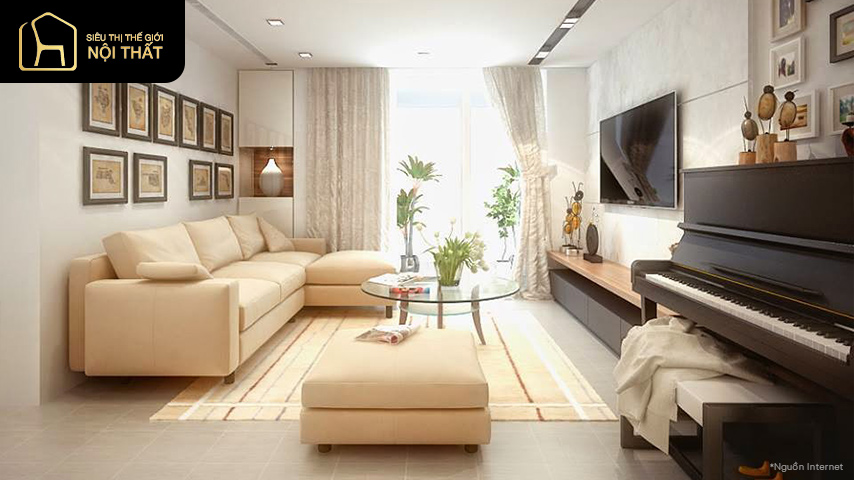 phòng khách chung cư 70m2 phòng khách chung cư 70m2