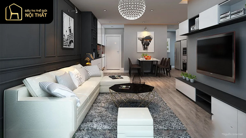 phòng khách chung cư 70m2 phòng khách chung cư 70m2
