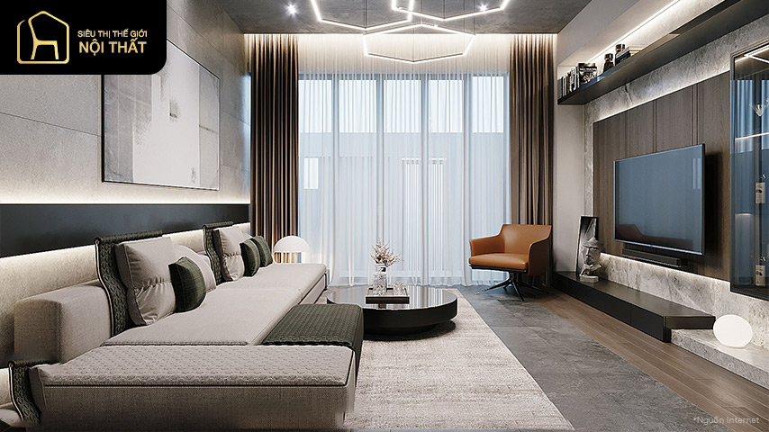 phòng khách chung cư 70m2 phòng khách chung cư 70m2