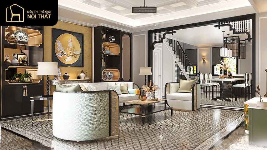 thiết kế phòng khách phong cách indochine thiết kế phòng khách phong cách indochine