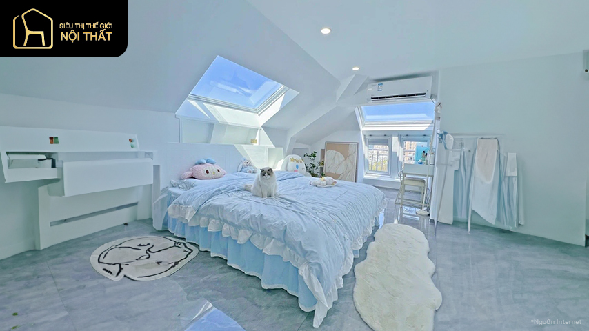 Tổng hợp những mẫu phòng ngủ đẹp cho nữ màu xanh hot nhất 1 Thiết kế phòng ngủ cho nữ màu xanh có ý nghĩa gì?
