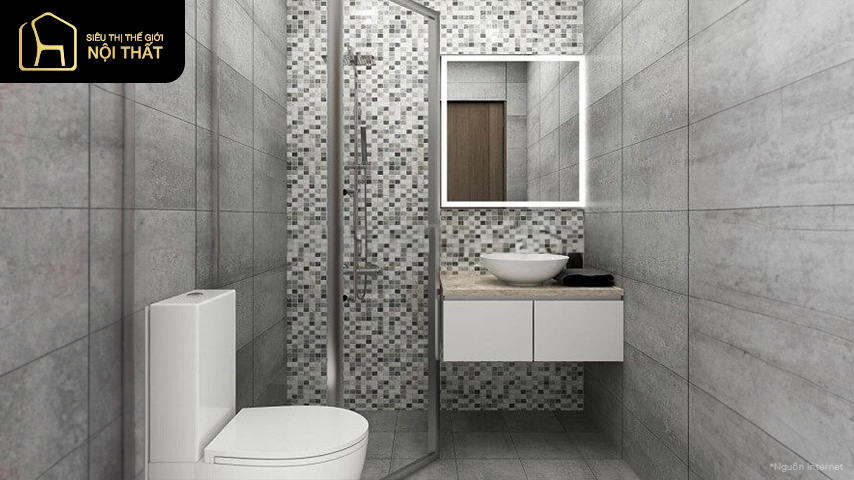 Mẫu thiết kế phòng tắm 6m2 tiện nghi, tối ưu diện tích 15 Mẫu thiết kế phòng tắm 6m2 tiện nghi, tối ưu diện tích