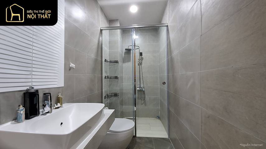 Mẫu thiết kế phòng tắm 6m2 tiện nghi, tối ưu diện tích 4 Mẫu thiết kế phòng tắm 6m2 tiện nghi, tối ưu diện tích