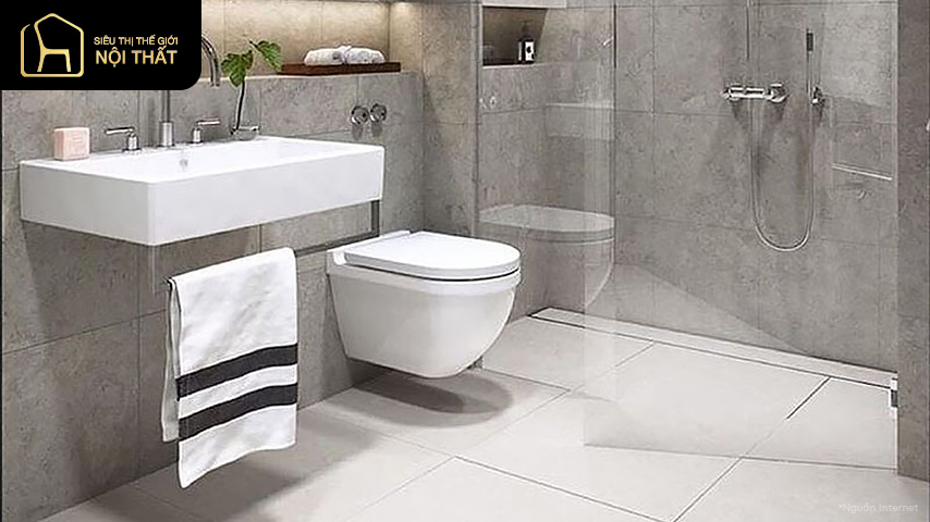 Những mẫu thiết kế phòng tắm nhỏ cực hiện đại và tiện nghi 4 Thiết kế phòng tắm nhỏ hình 10
