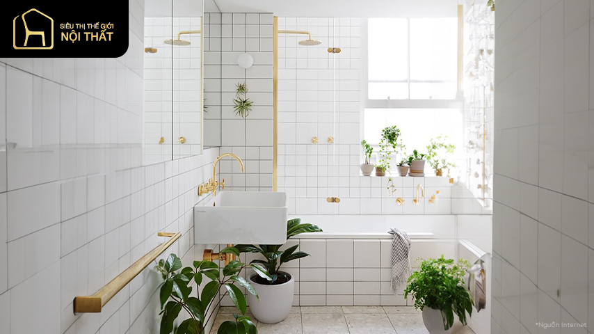 Những mẫu thiết kế phòng tắm nhỏ cực hiện đại và tiện nghi 10 Thiết kế phòng tắm nhỏ hiện đại 12