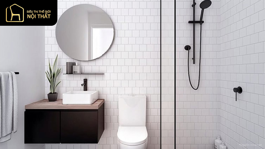 Những mẫu thiết kế phòng tắm nhỏ cực hiện đại và tiện nghi 3 Thiết kế phòng tắm nhỏ hiện đại (2)