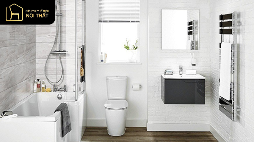 Những mẫu thiết kế phòng tắm nhỏ cực hiện đại và tiện nghi 5 thiết kế phòng tắm nhỏ hình 3