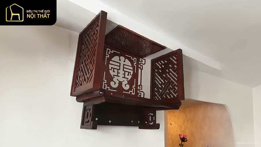 vách ngăn phòng thờ