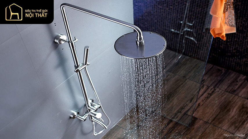 Tổng hợp những bộ vòi sen tắm đứng hiện đại nhất tại Siêu Thị Thế Giới Nội Thất 5 Các loại sen cây tắm phổ biến