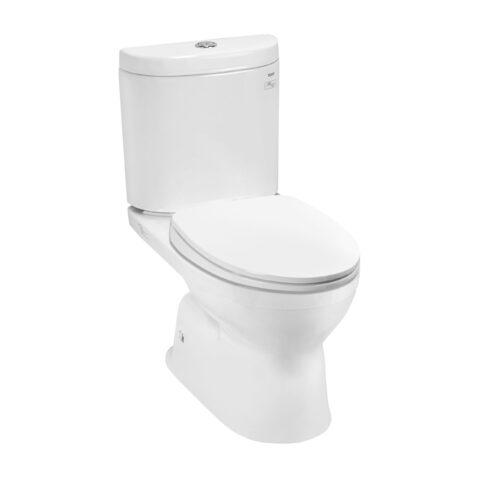 Bàn cầu hai khối, nắp đóng êm TC395VS - Cái