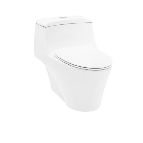 Bàn cầu một khối (Nắp đóng êm TC600VS), kèm bích nối sàn - Cái