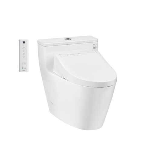 Bàn cầu 1 khối kèm nắp rửa điện tử WASHLET dòng C5 TCF24460AAA