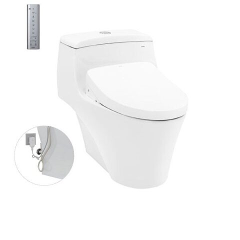 Bàn cầu một khối kèm nắp rửa điện tử WASHLET dòng S7 TCF4911Z