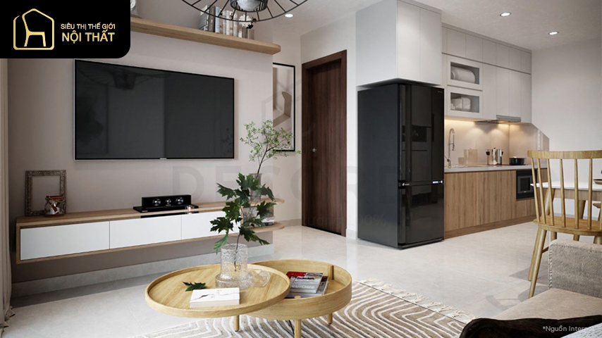 3 cách thiết kế nội thất căn hộ nhỏ (chỉ 50m2) tiết kiệm mà đẹp 11 3 cách thiết kế nội thất căn hộ nhỏ (chỉ 50m2) tiết kiệm mà đẹp
