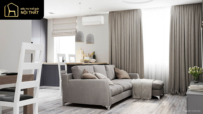 3 cách thiết kế nội thất căn hộ nhỏ (chỉ 50m2) tiết kiệm mà đẹp 14 3 cách thiết kế nội thất căn hộ nhỏ (chỉ 50m2) tiết kiệm mà đẹp
